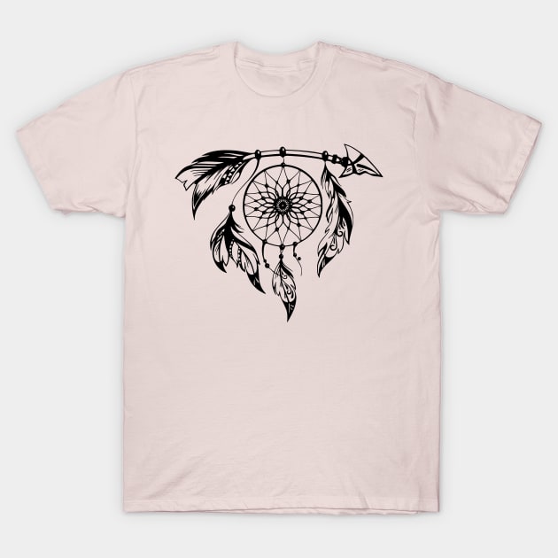 Arrow Dreamcatcher T-Shirt by LaainStudios